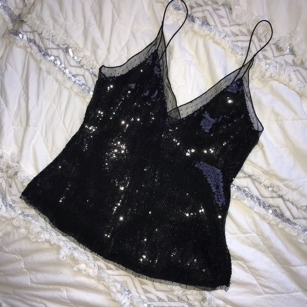 Free people sequin top